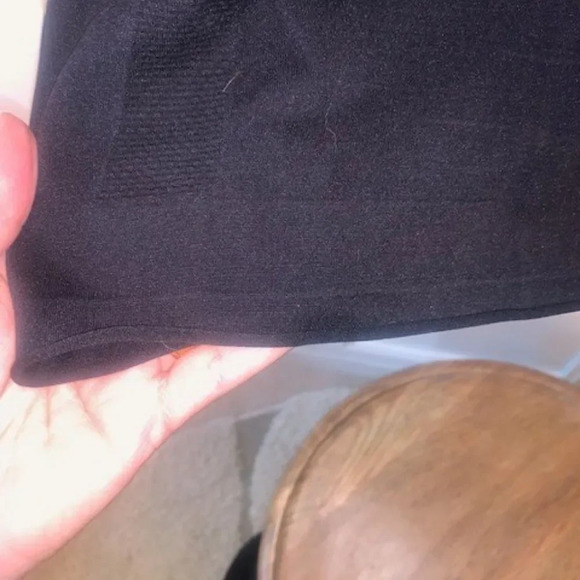 Dri-fit style black racer back tank w/bra - Picture 2 of 4